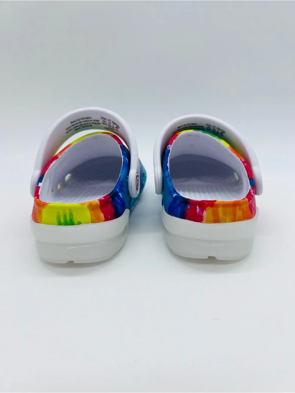 Stride Rite Boys Tie-Dye Slip-On Light Up Sandals Size 6 Child